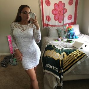 White Lace Dress